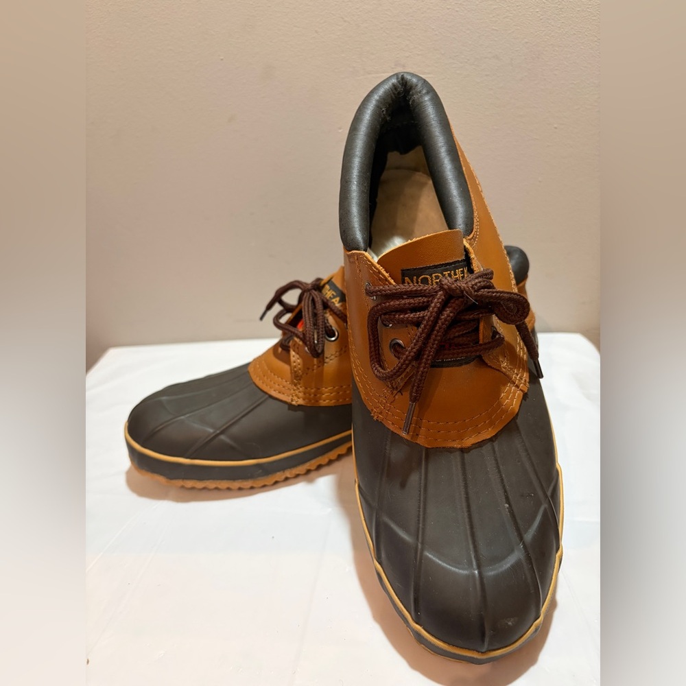Northeast Outfitters Duck Boots~low rubber for weatherproofing. 
Men’s size 11.